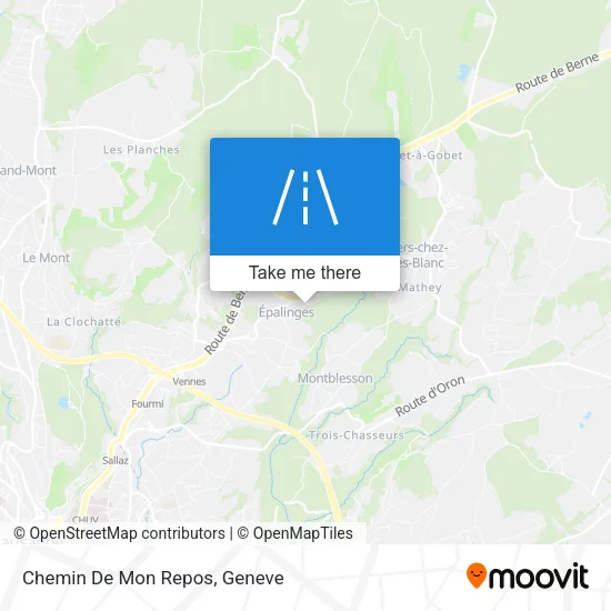 Chemin De Mon Repos map