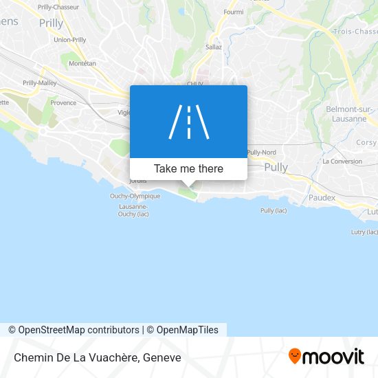 Chemin De La Vuachère map