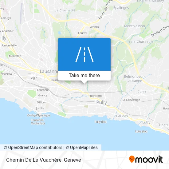Chemin De La Vuachère map