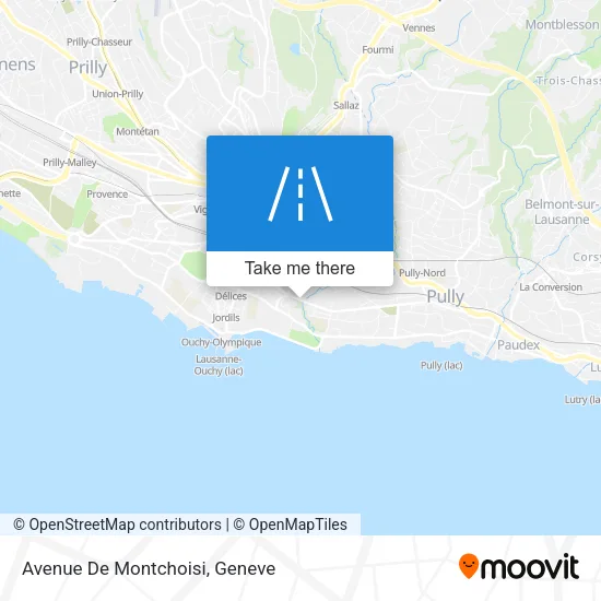 Avenue De Montchoisi plan