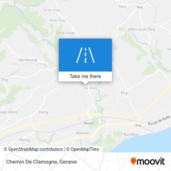 Chemin De Clamogne map
