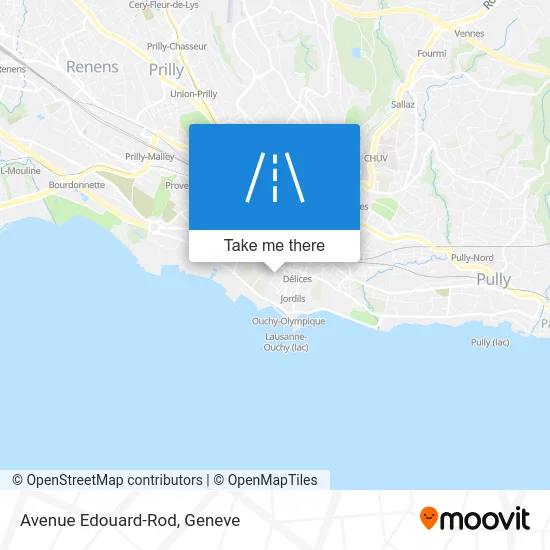 Avenue Edouard-Rod map