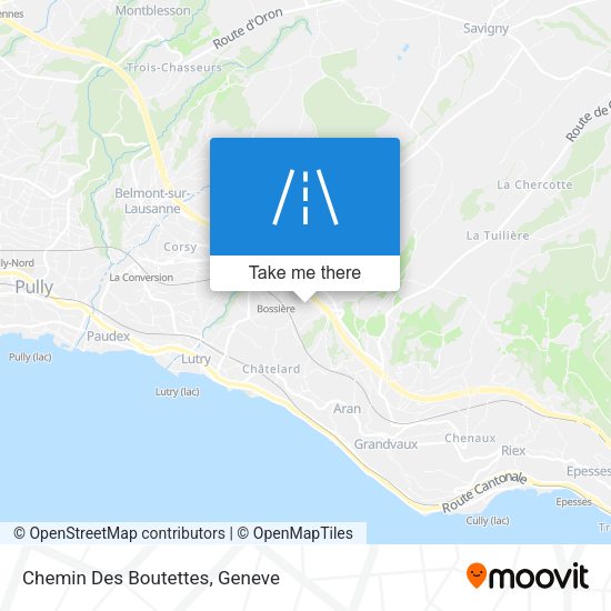 Chemin Des Boutettes map