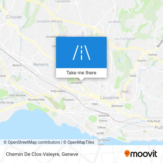 Chemin De Clos-Valeyre map
