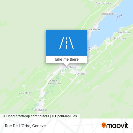 Rue De L'Orbe map