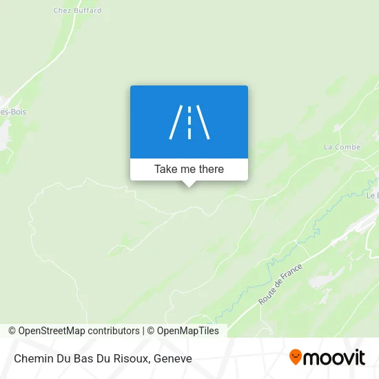 Chemin Du Bas Du Risoux map