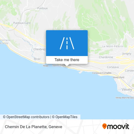 Chemin De La Planette map