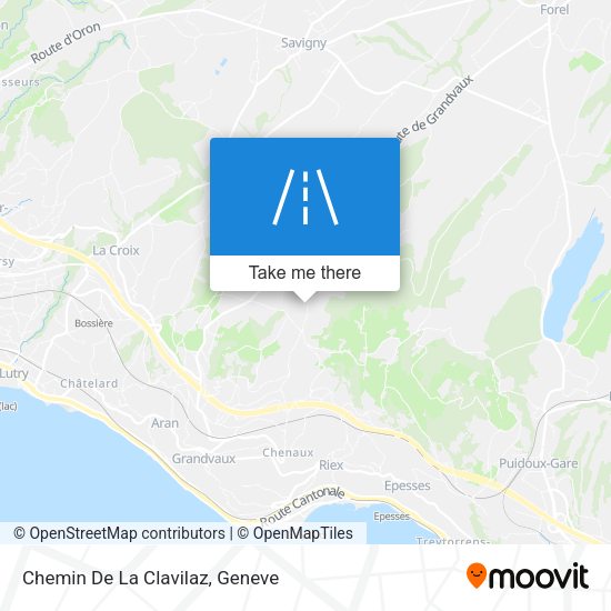 Chemin De La Clavilaz map