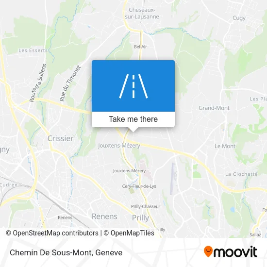 Chemin De Sous-Mont map