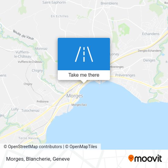 Morges, Blancherie map