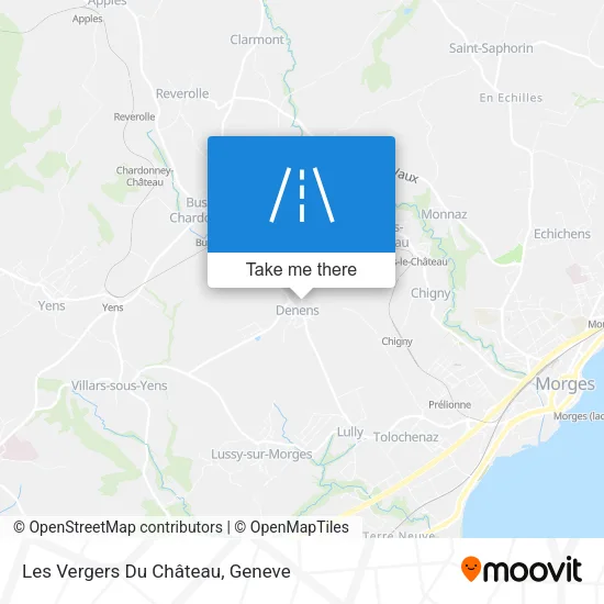 Les Vergers Du Château map