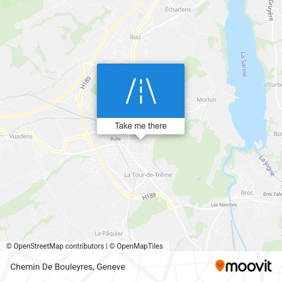 Chemin De Bouleyres map