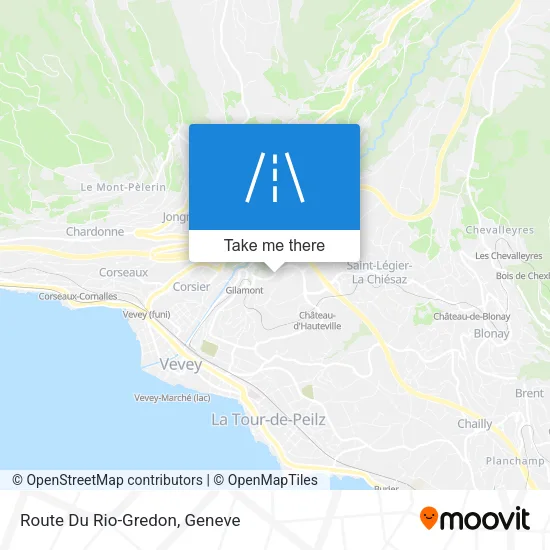 Route Du Rio-Gredon map