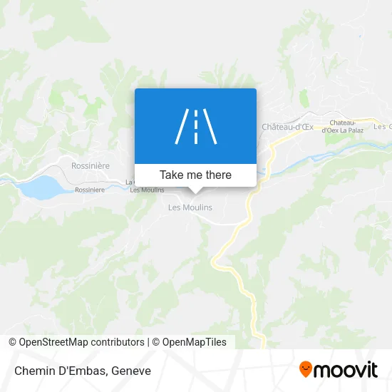 Chemin D'Embas map