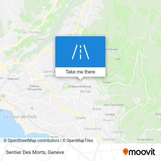 Sentier Des Morts map