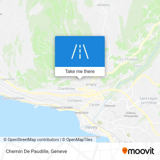 Chemin De Paudille map