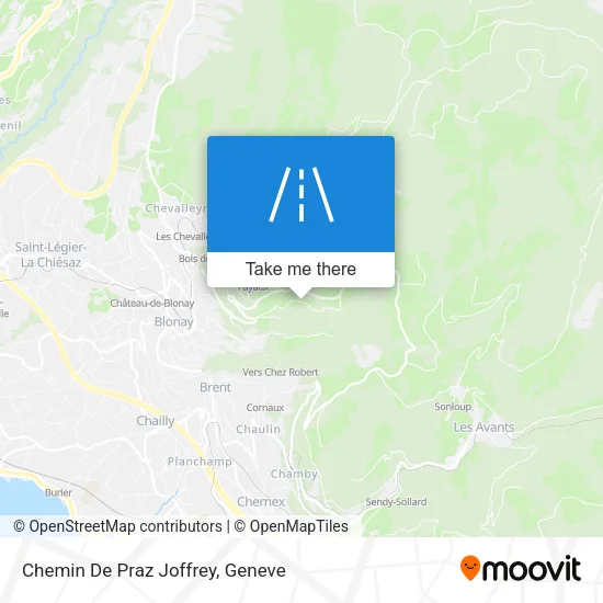 Chemin De Praz Joffrey map