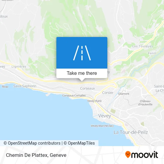 Chemin De Plattex map