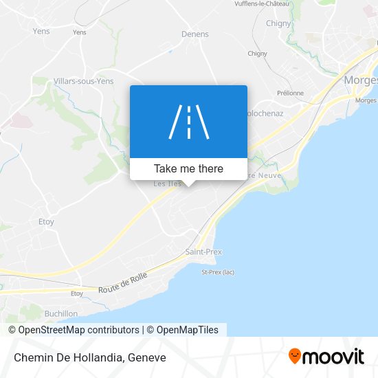 Chemin De Hollandia map