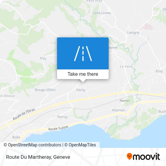 Route Du Martheray map