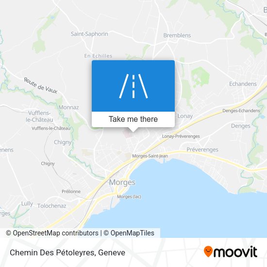 Chemin Des Pétoleyres map