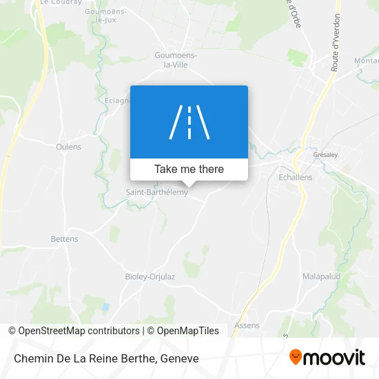 Chemin De La Reine Berthe map