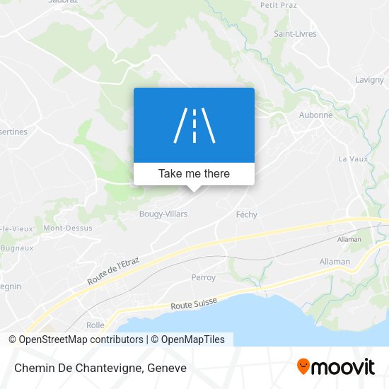 Chemin De Chantevigne map