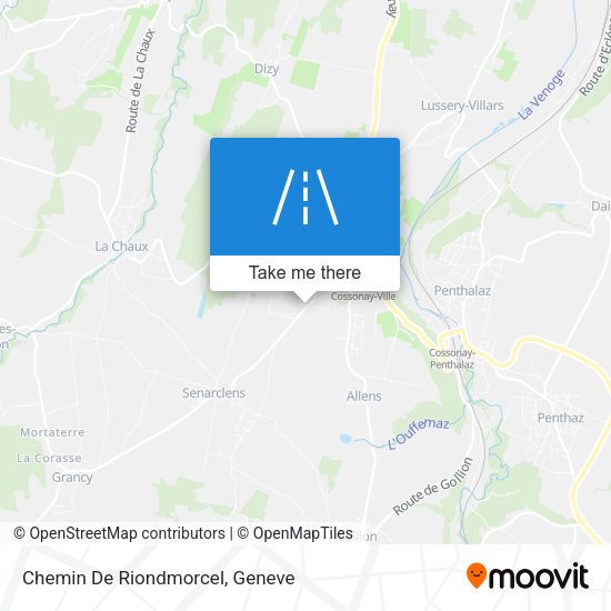 Chemin De Riondmorcel map