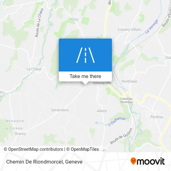 Chemin De Riondmorcel map