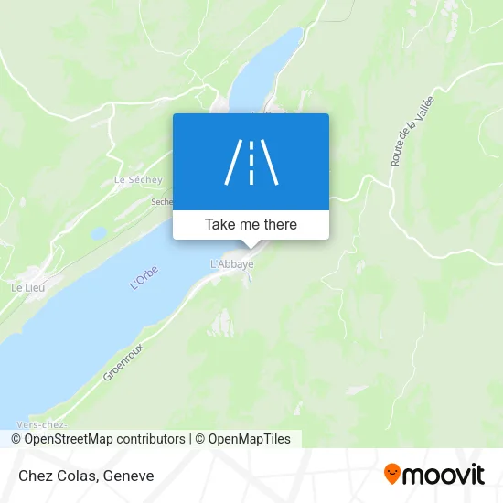Chez Colas map