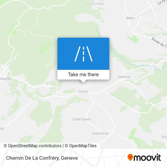 Chemin De La Confréry map