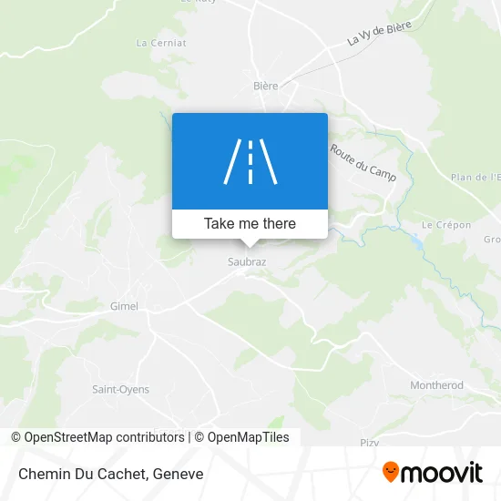 Chemin Du Cachet map