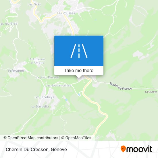 Chemin Du Cresson map