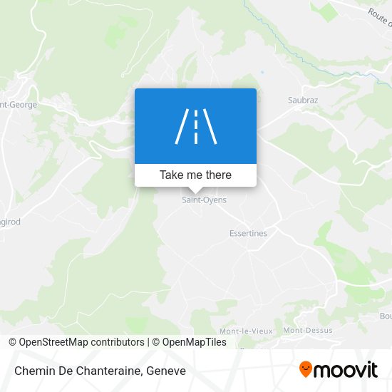 Chemin De Chanteraine map