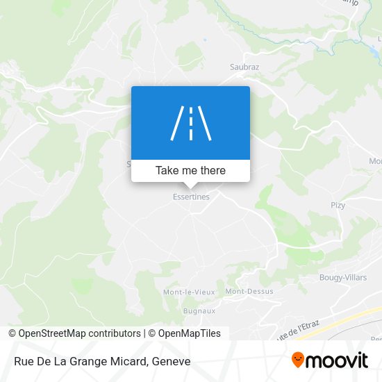 Rue De La Grange Micard map