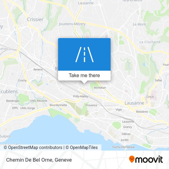 Chemin De Bel Orne map
