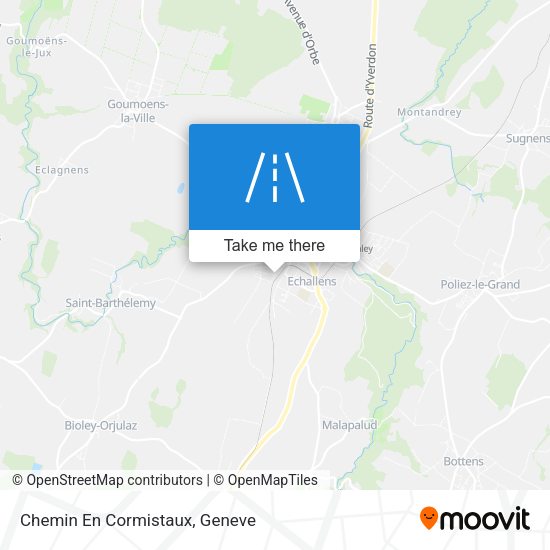 Chemin En Cormistaux map