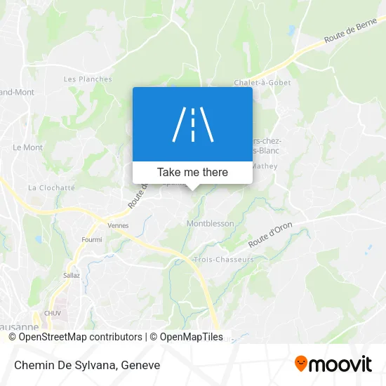 Chemin De Sylvana map