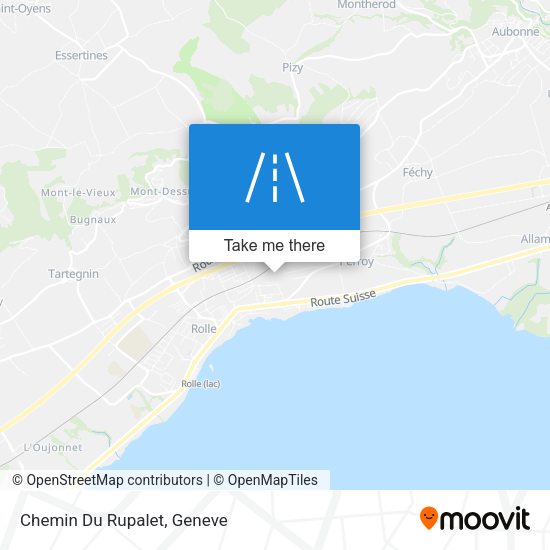 Chemin Du Rupalet map