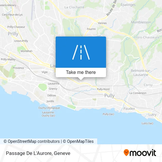 Passage De L'Aurore map