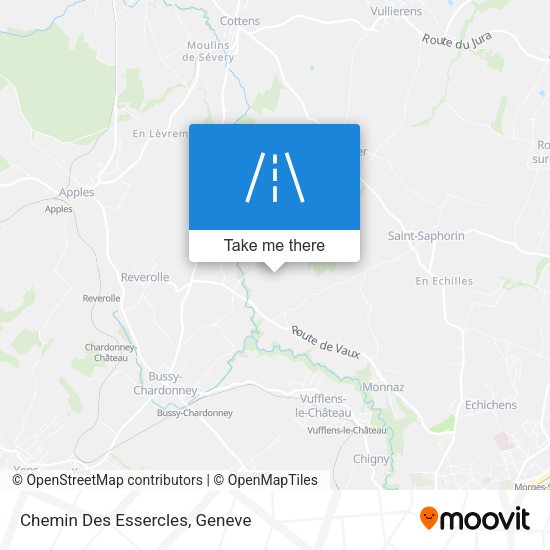 Chemin Des Essercles map