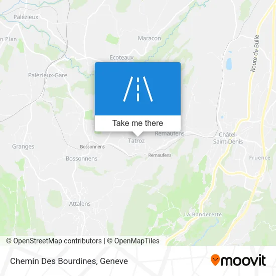Chemin Des Bourdines map