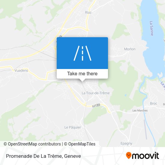 Promenade De La Trême map