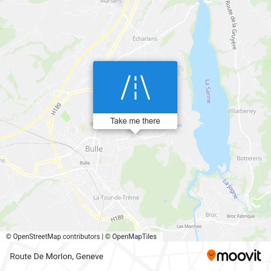 Route De Morlon plan