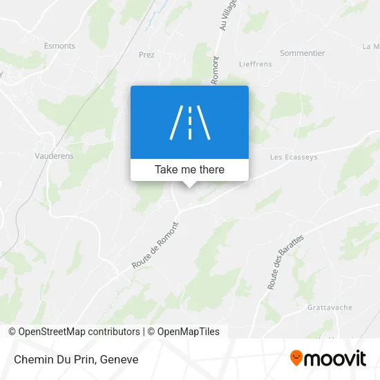 Chemin Du Prin map