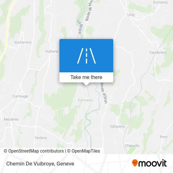 Chemin De Vuibroye map