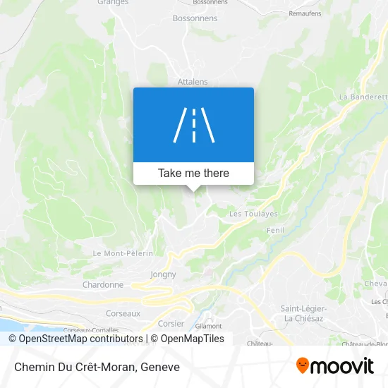 Chemin Du Crêt-Moran map