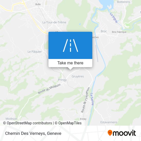 Chemin Des Verneys map