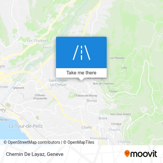 Chemin De Layaz map