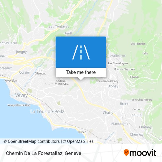 Chemin De La Forestallaz map